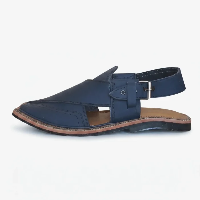 Peshawari Shoes navy blue color