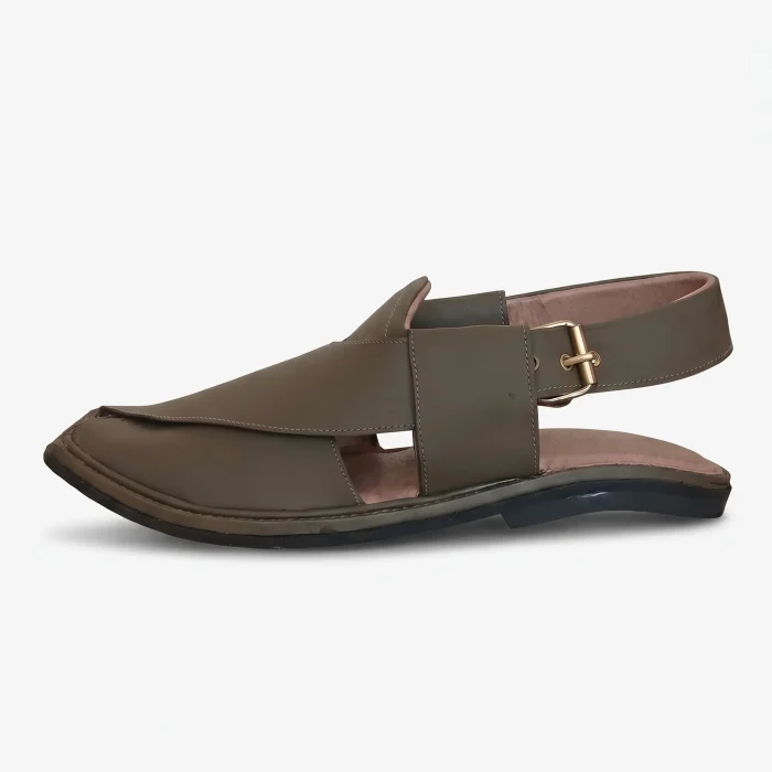 peshawari shoes olive brown